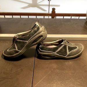 Black Clarks Privo Shoes